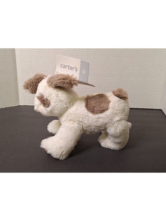 Carter's Other - Carters Bunny Rabbit Plush White Grey Spotted Pink Nose Stuffed Animal